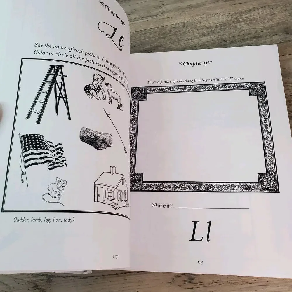 Foundational Phonics Book One Letter Mastery, 3rd Ed - Pgs 9-42 USED WRITTEN IN